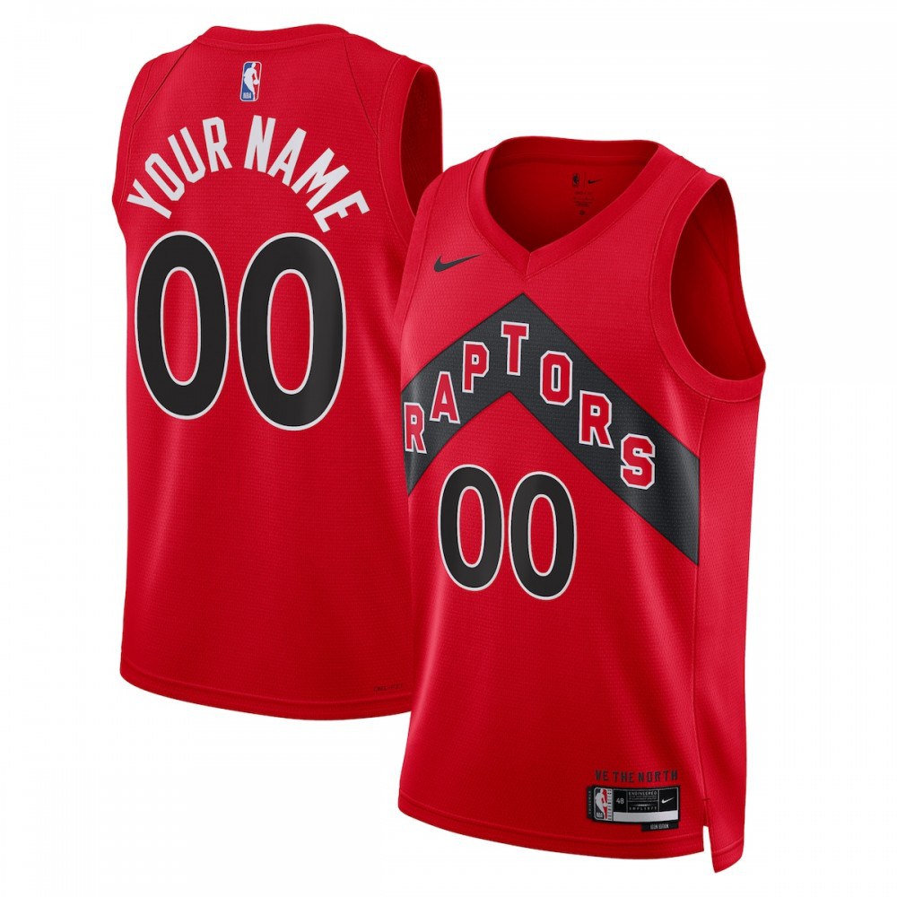 Toronto Raptors Unisex 2022/23 Swingman Custom Jersey Red - Icon Edition-Pro Kit Vault | Brand New 26/27 Sports Jerseys